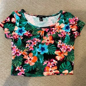 Floral crop top!
